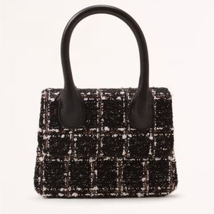 NWT Abercrombie & Fitch Tweed Mini Bag